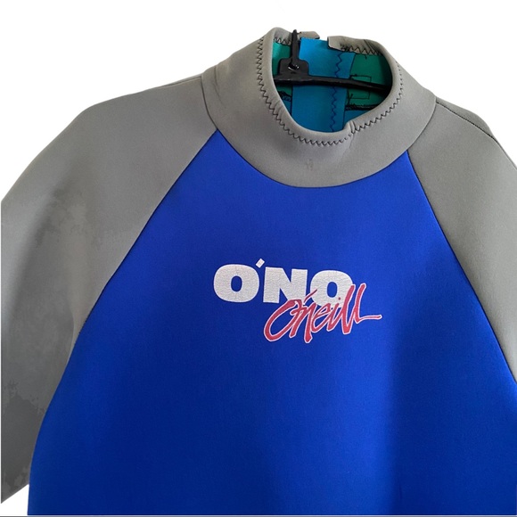 Vtg Wetsuit O'NO O'Neill Blue Grey Men's Size XL - Picture 3 of 11